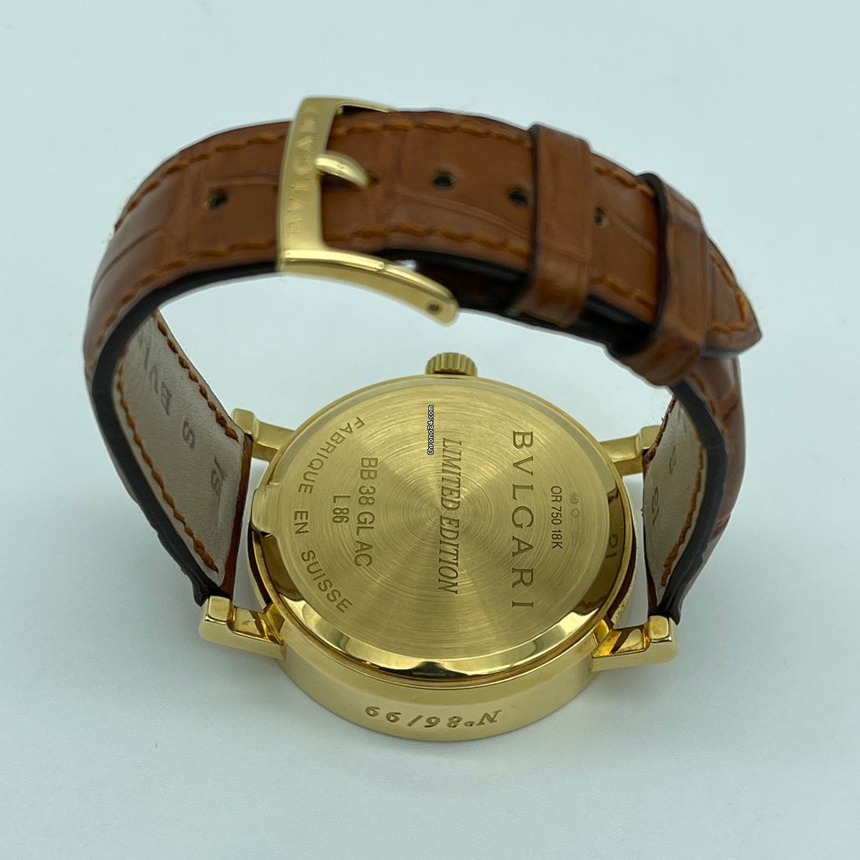 Bulgari Bulgari Mens watch Unisex Automatic Yellow gold BB 38 GL AC 7