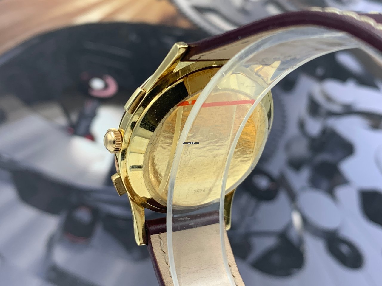 Ulysse Nardin Mens watch Unisex Manual winding Yellow gold 7534 4 7