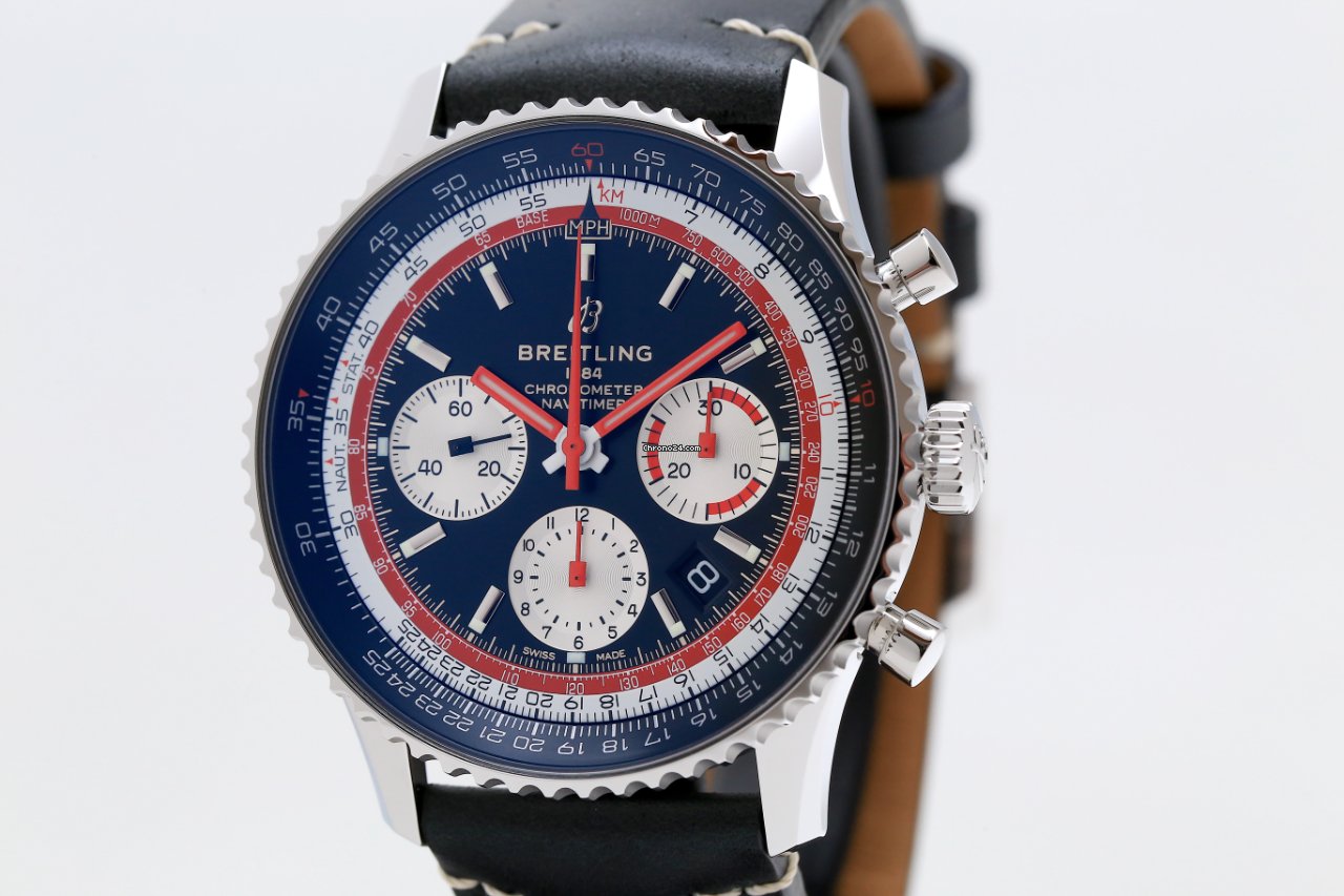 Breitling Navitimer 1 B01 Chronograph 43 Mens watch Unisex Automatic Steel AB01211B1B1X1 7