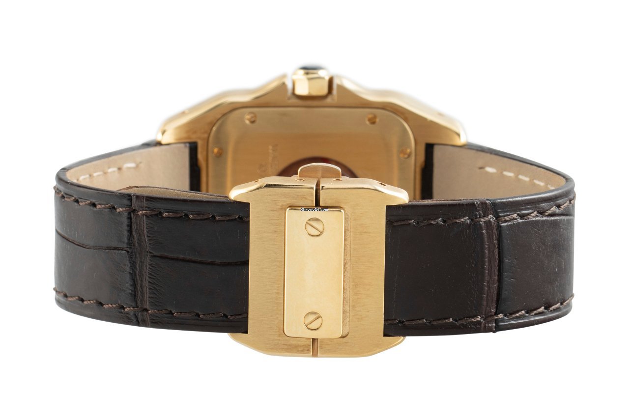 Cartier Santos 100 Mens watch Unisex Automatic Yellow gold 2880 7