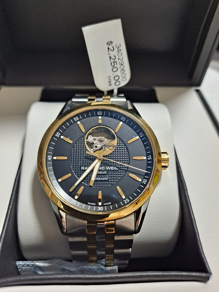 Raymond Weil Freelancer Mens watch Unisex Automatic Gold Steel 2710-STP-20021 7