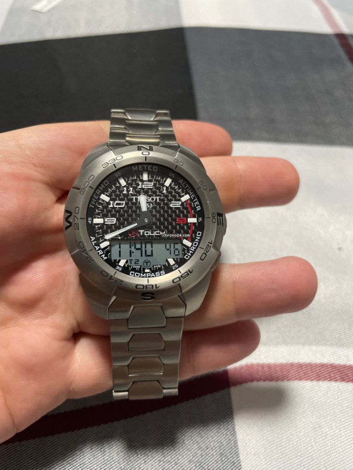 Tissot T-Touch Expert Mens watch Unisex Quartz Titanium T013420A 7