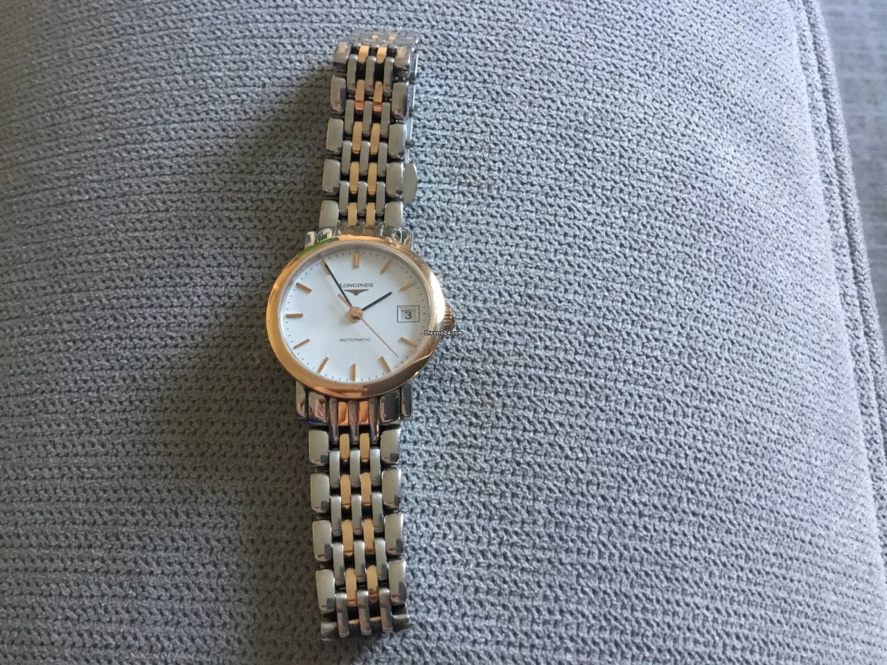Longines Elegant Womens watch Automatic Gold Steel L4.309.5.12.7 7