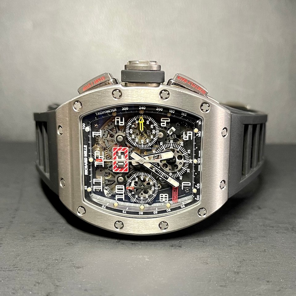 Richard Mille RM 011 Mens watch Unisex Automatic Titanium RM011 AH Ti 7