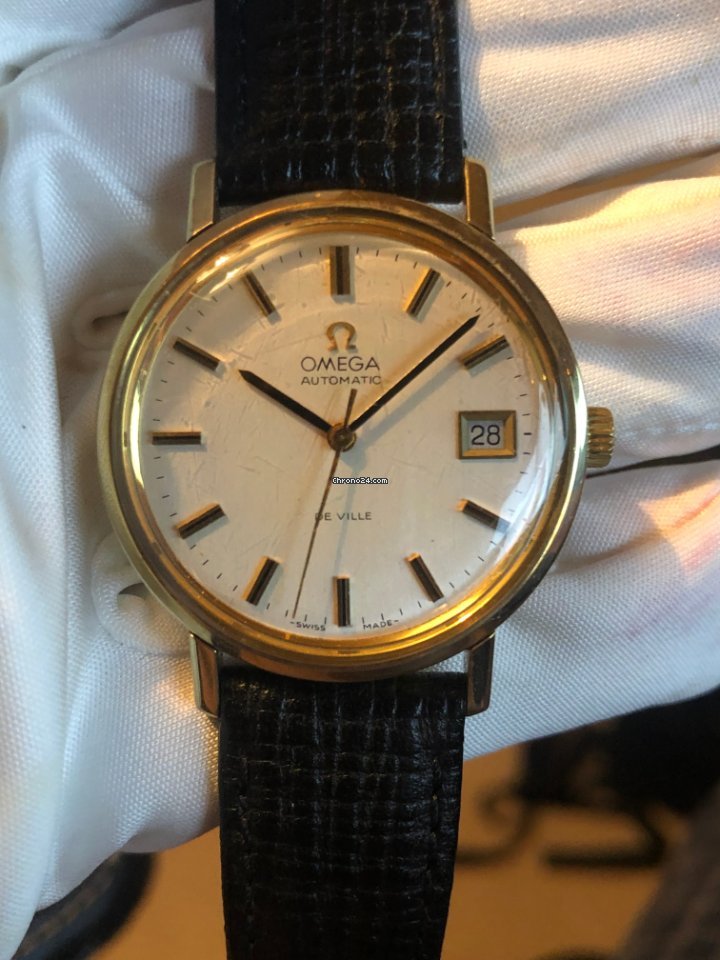 Omega De Ville Mens watch Unisex Automatic Yellow gold 166.5161 7