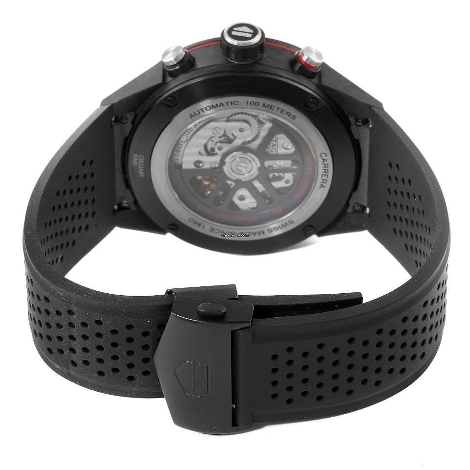TAG Heuer Carrera Heuer-02T Mens watch Unisex Automatic Carbon CBG2A91.FT6173 7