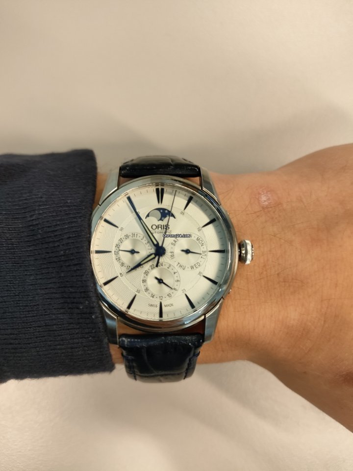 Oris Artelier Complication Mens watch Unisex Automatic Steel 01 781 7703 4031-07 5 21 75FC 7
