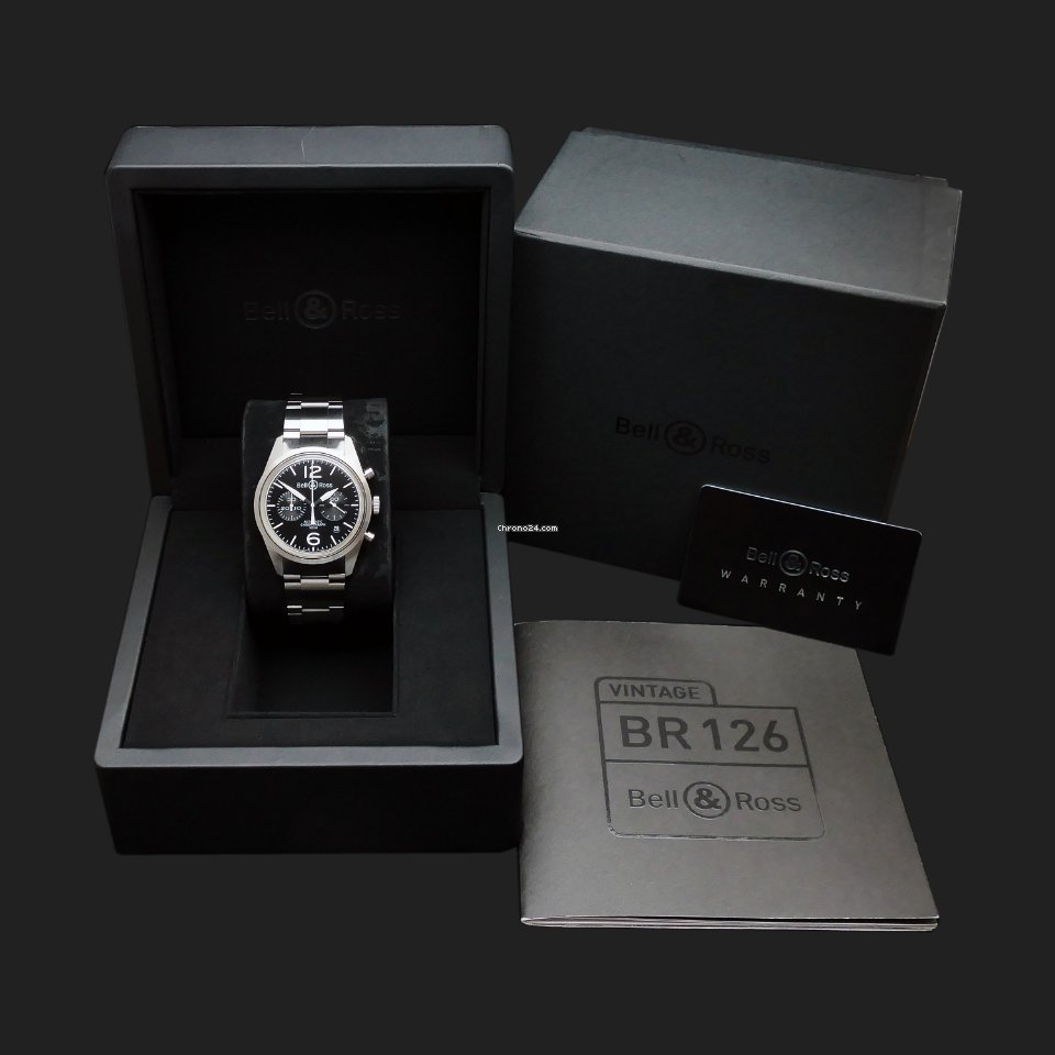 Bell & Ross BR V1 Mens watch Unisex Automatic Steel BRV126-BL-ST SCA 7