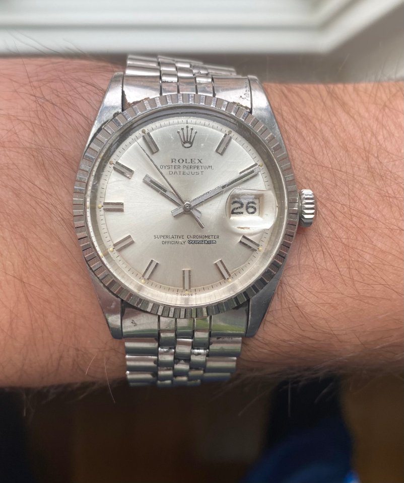 Rolex Datejust 36 Mens watch Unisex Steel Automatic Datejust 1603 7
