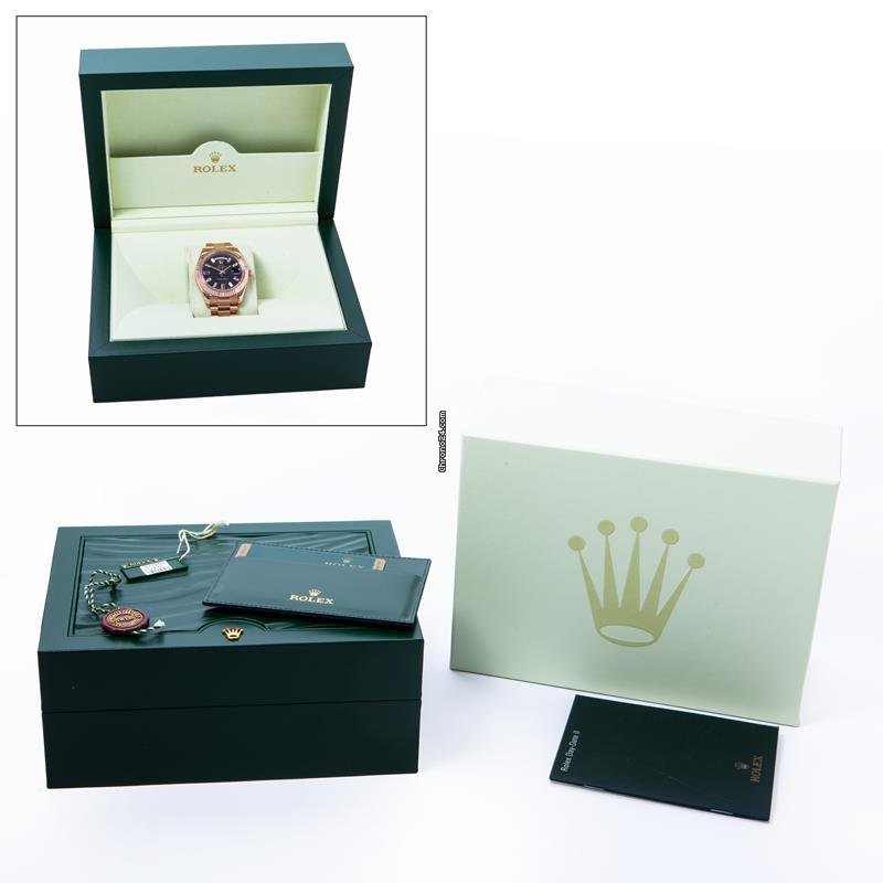 Rolex Day-Date II Mens watch Unisex Rose gold Automatic 218235 7