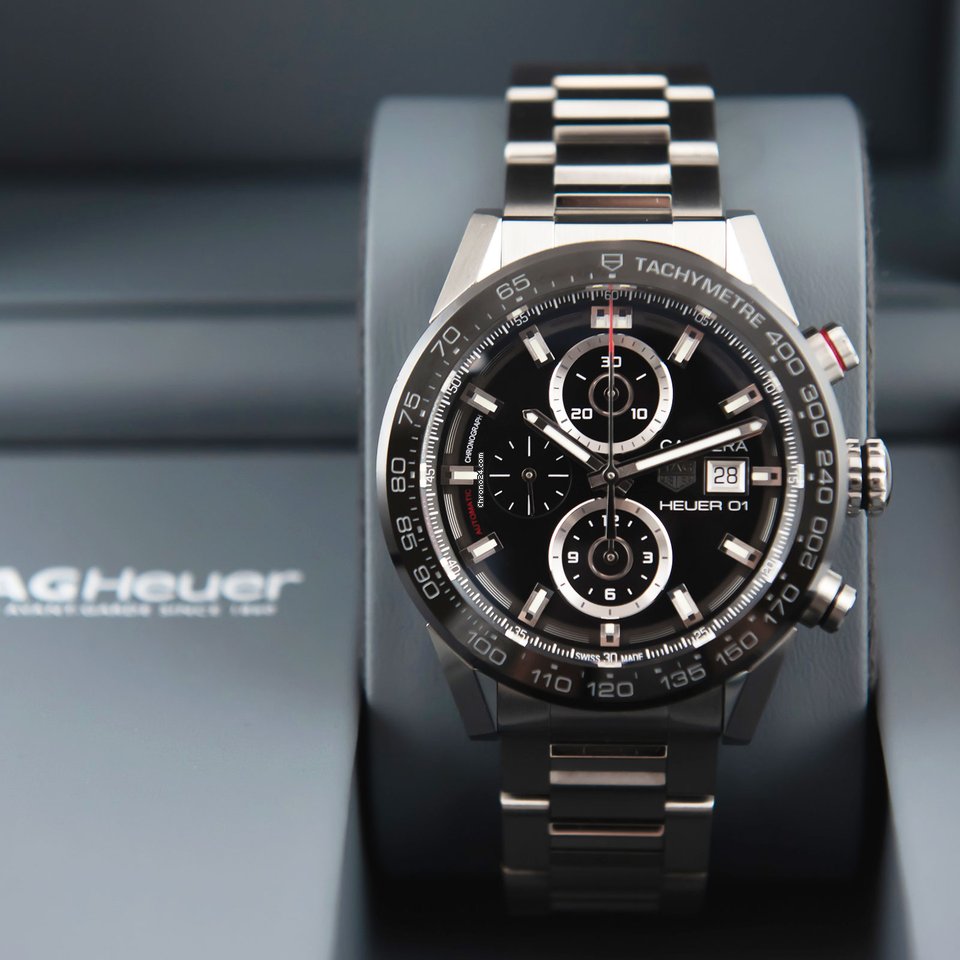 TAG Heuer Carrera Calibre HEUER 01 Mens watch Unisex Automatic Steel CAR201Z.BA0714 7