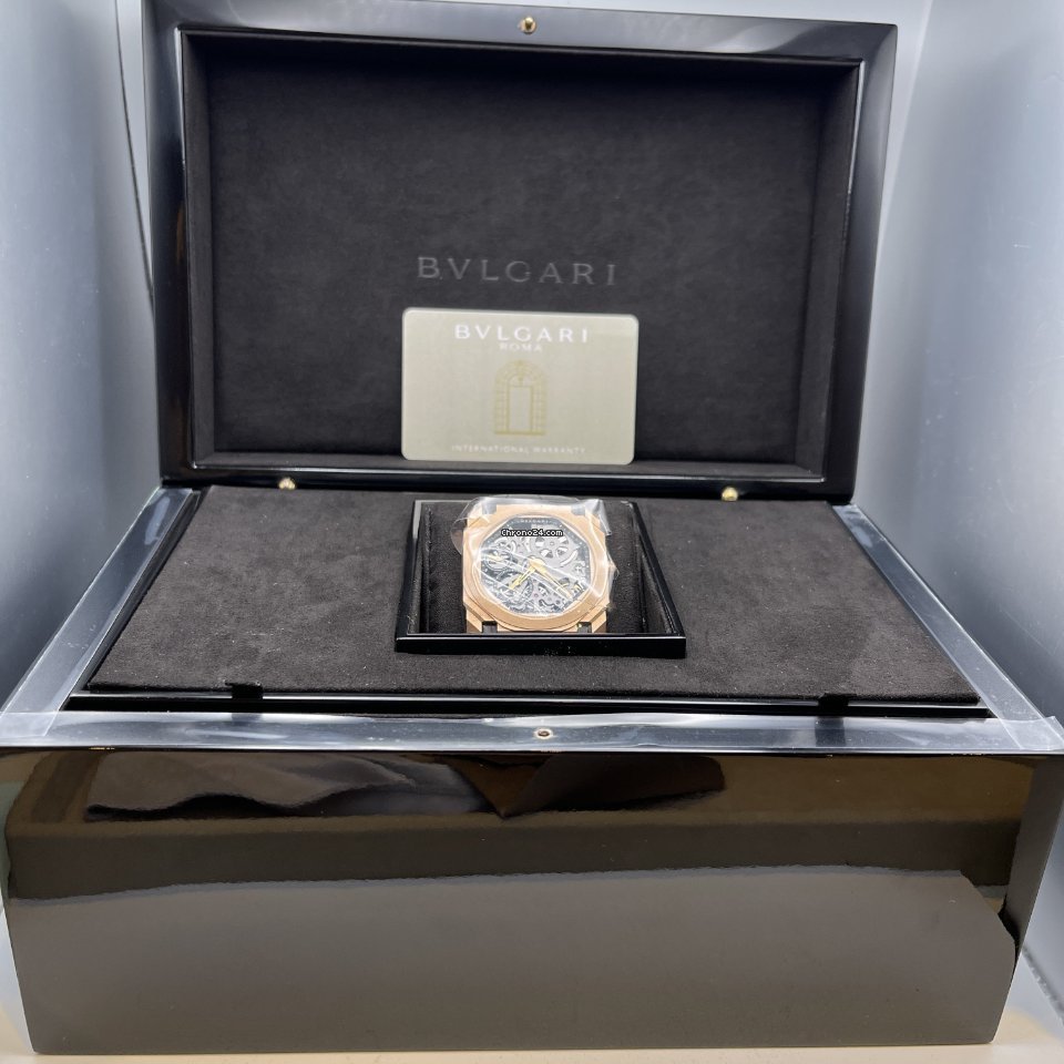 Bulgari Octo Mens watch Unisex Manual winding Rose gold 102946 7
