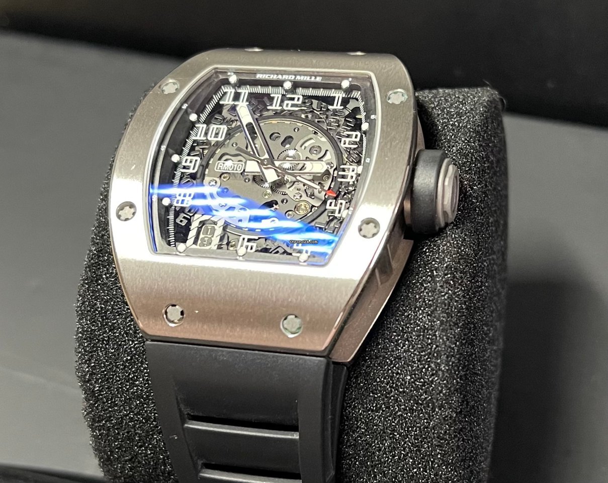 Richard Mille RM 010 Mens watch Unisex Automatic White gold RM010 AH WG 7