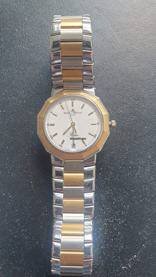 Baume & Mercier Riviera Mens watch Unisex Quartz Gold Steel 5131.038 7