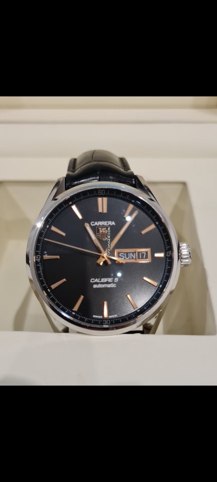 TAG Heuer Carrera Calibre 5 Mens watch Unisex Automatic Steel WAR201C-1 7