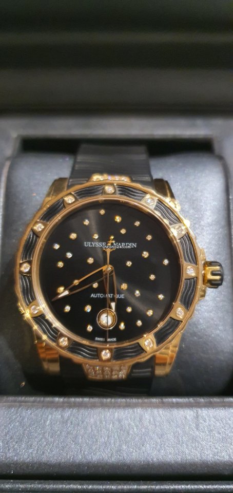 Ulysse Nardin Lady Diver Starry Night Mens watch Unisex Automatic Rose gold 8156-180 7