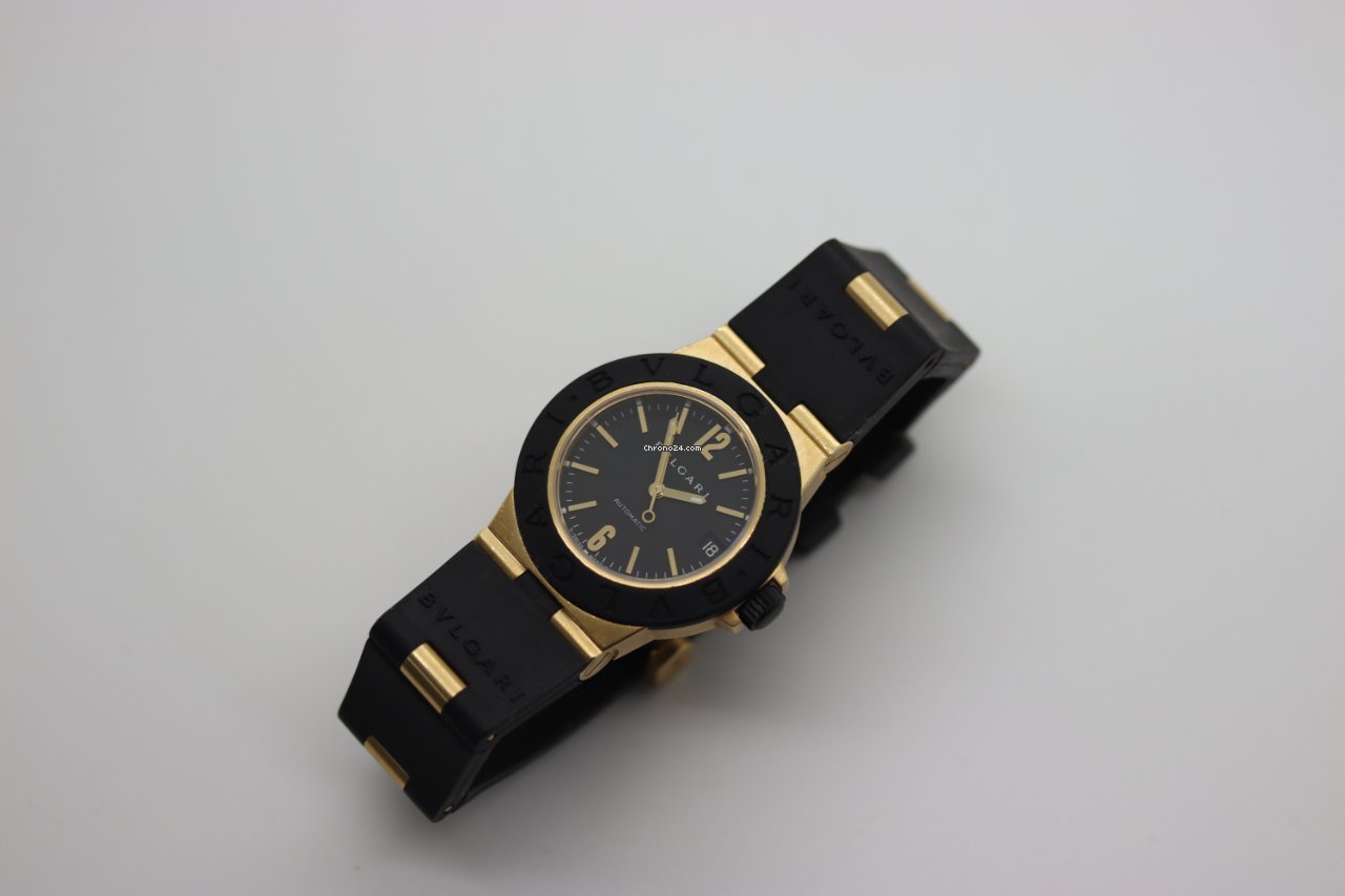 Bulgari Diagono Womens watch Automatic Yellow gold AL32G 7