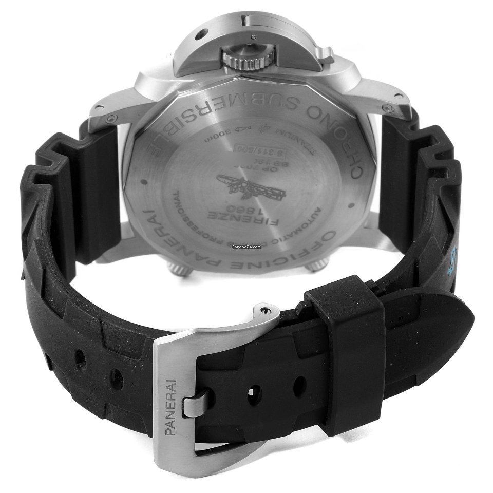 Panerai Luminor Submersible 1950 3 Days Automatic Mens watch Unisex Automatic Titanium PAM00615 7