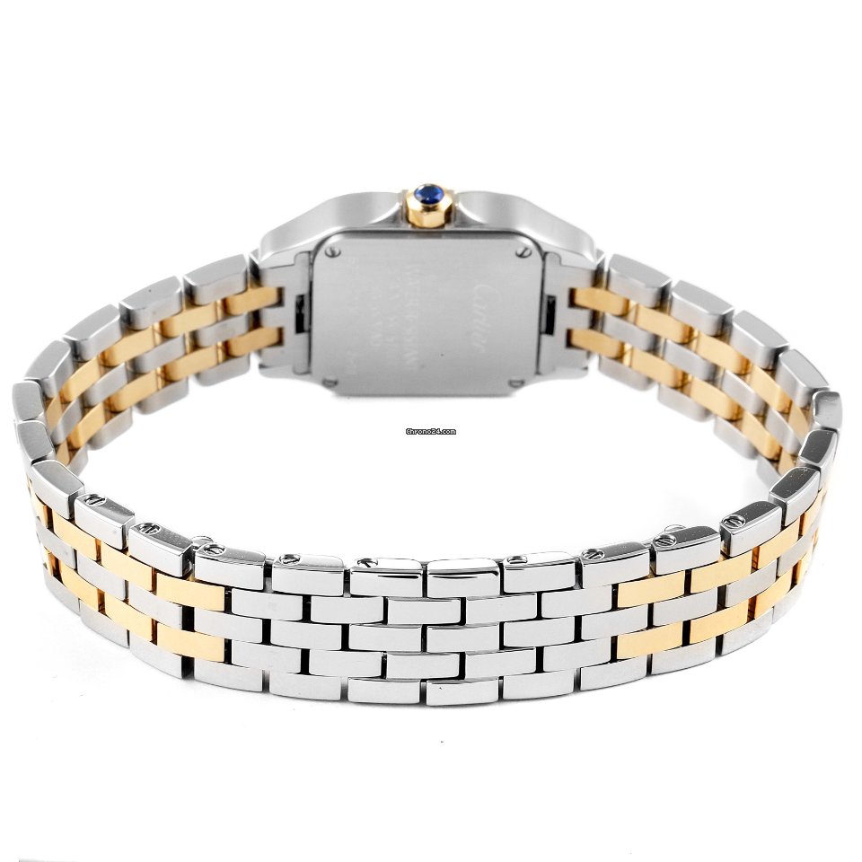 Cartier Santos Demoiselle Womens watch Quartz Gold Steel W25066Z6 7