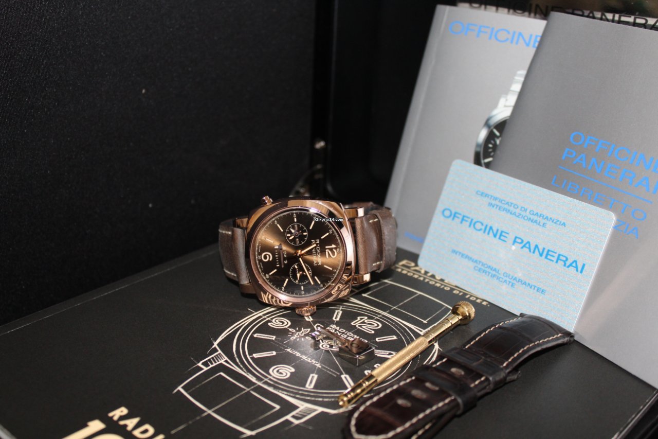 Panerai Special Editions Mens watch Unisex Manual winding Rose gold PAM 00502 7
