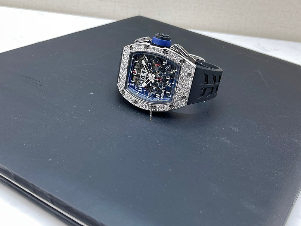 Richard Mille RM 011 Mens watch Unisex Automatic White gold RM011 CA WG 7