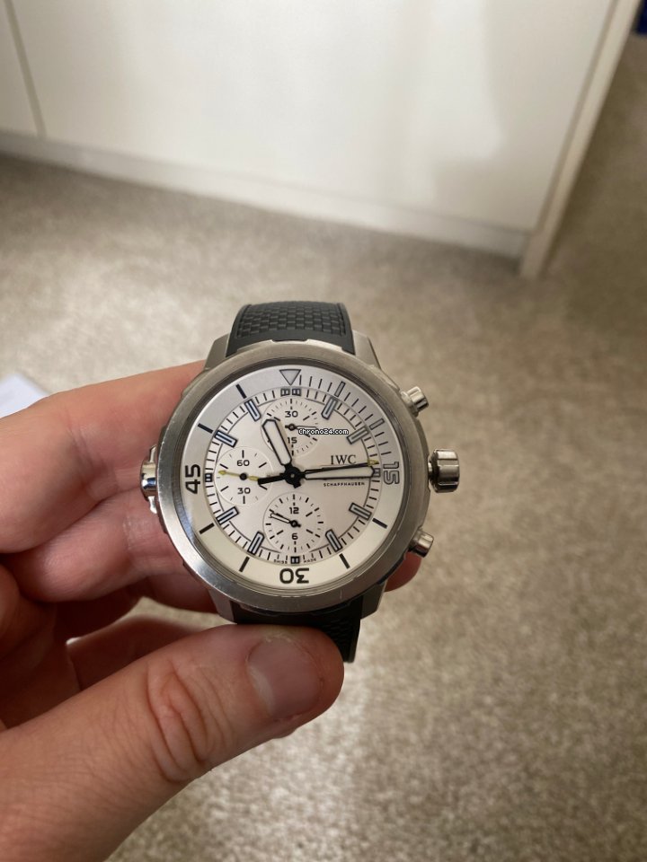 IWC Aquatimer Chronograph Mens watch Unisex Automatic Steel IW376801 7