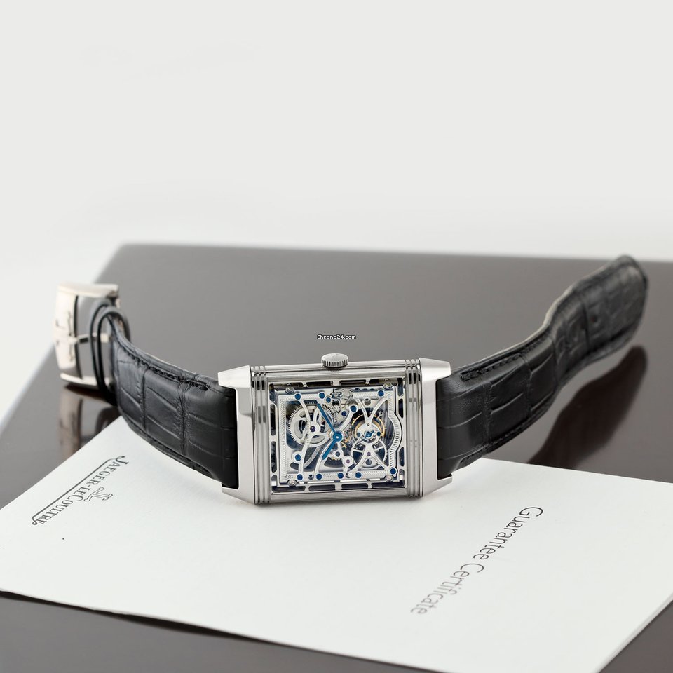 Jaeger-LeCoultre Grande Reverso Mens watch Unisex Manual winding White gold 37335x1 273.3.48 7