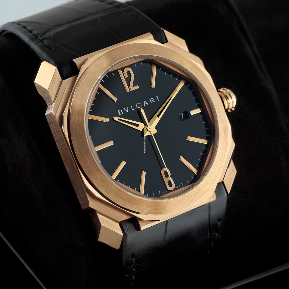 Bulgari Octo Mens watch Unisex Automatic Rose gold 101963 bgop41bgld 7