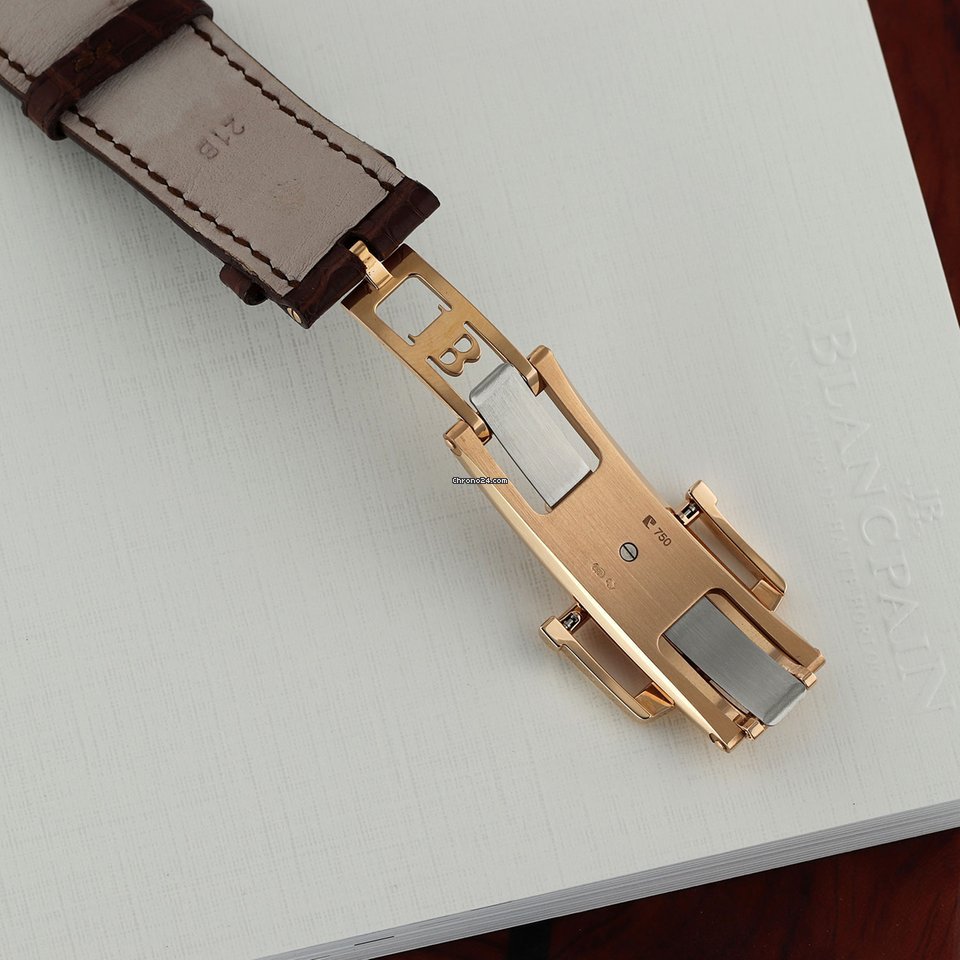 Blancpain Villeret Ultra-Slim Mens watch Unisex Manual winding Rose gold 6606-3642-55b 7