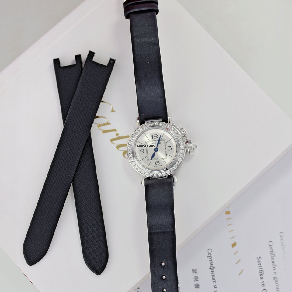 Cartier Pasha Womens watch Quartz White gold wj124027 7
