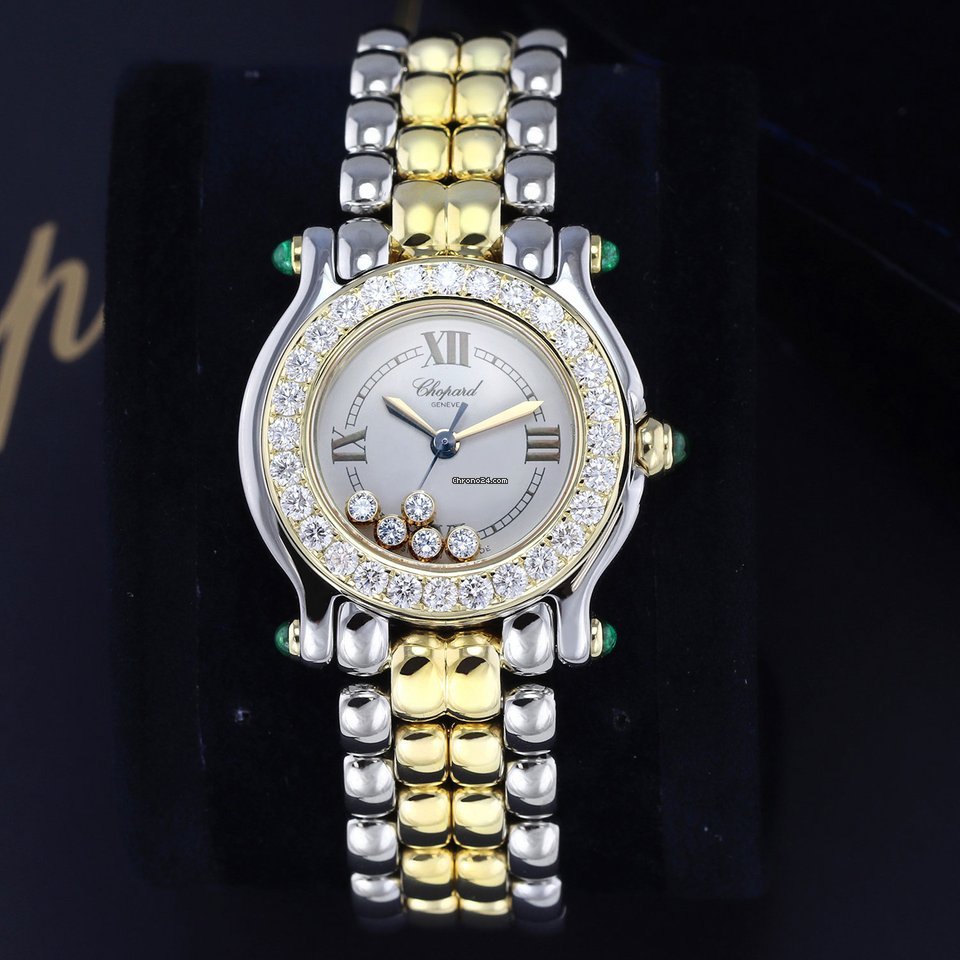 Chopard Happy Sport Womens watch Quartz Gold Steel 27 8251-22 11 7
