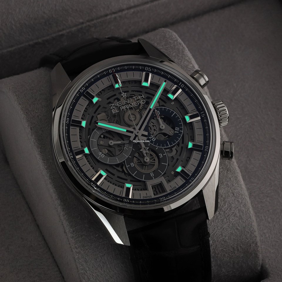 Zenith El Primero Chronomaster Mens watch Unisex Automatic Steel 03.2081.400 78.c813 7