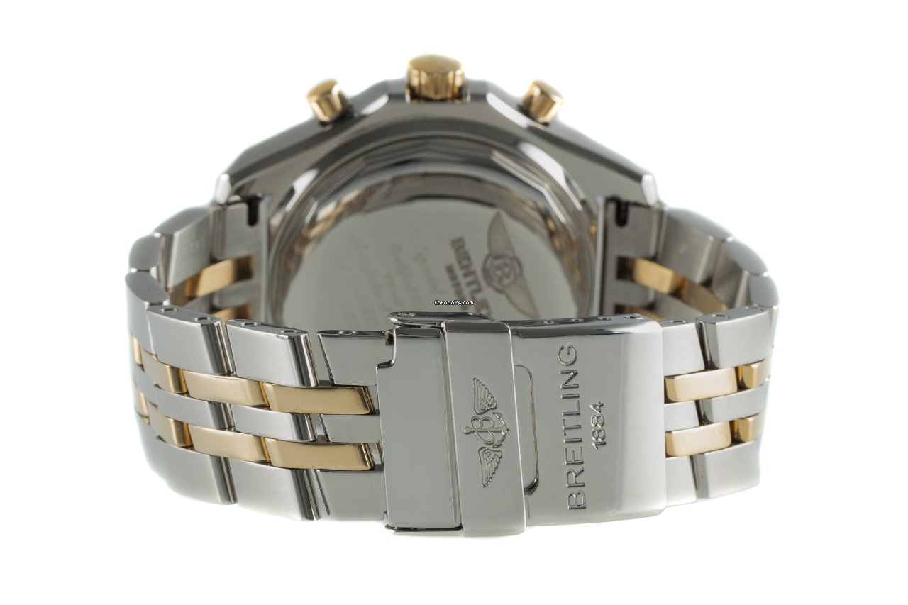 Breitling Bentley GT Mens watch Unisex Automatic Gold Steel D13362 7
