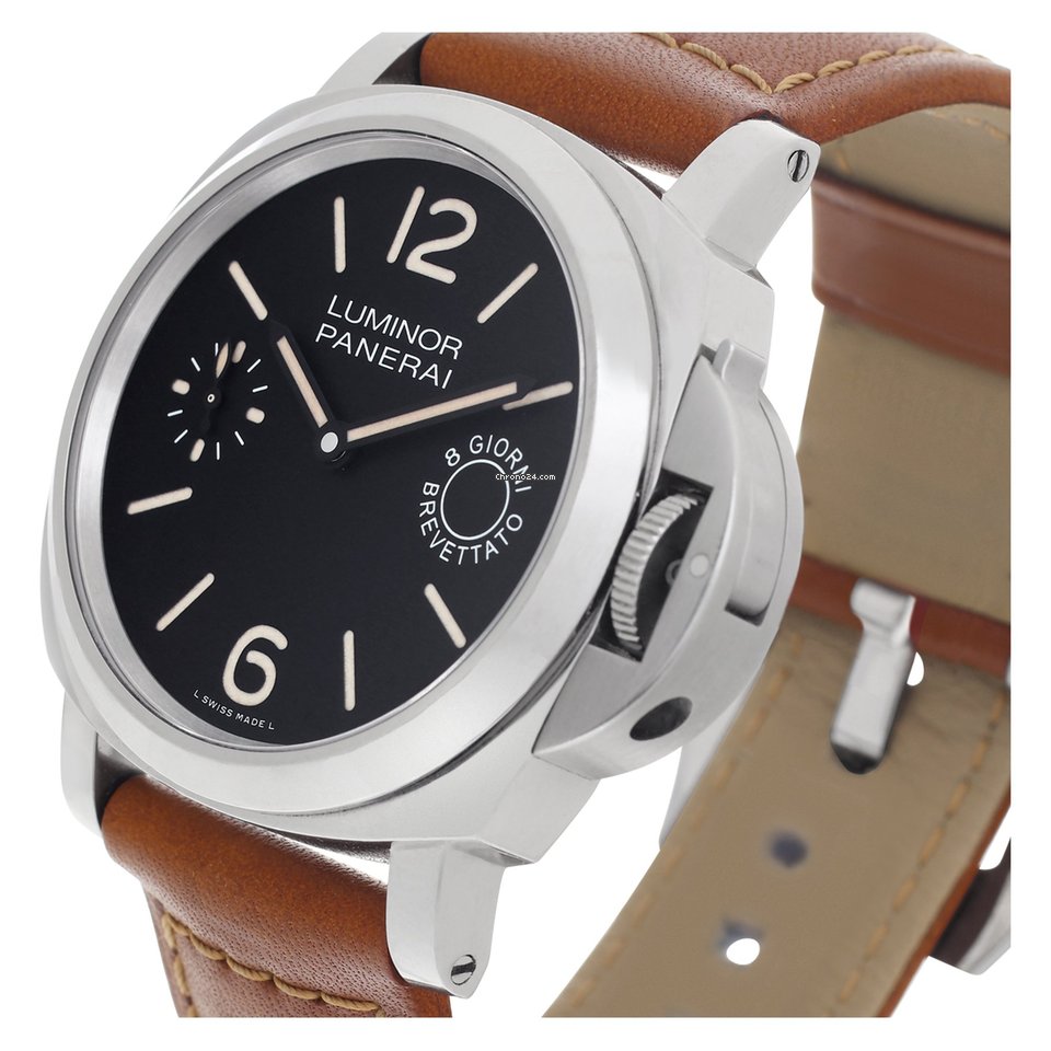 Panerai Luminor Marina 8 Days Mens watch Unisex Manual winding Steel PAM00590 7