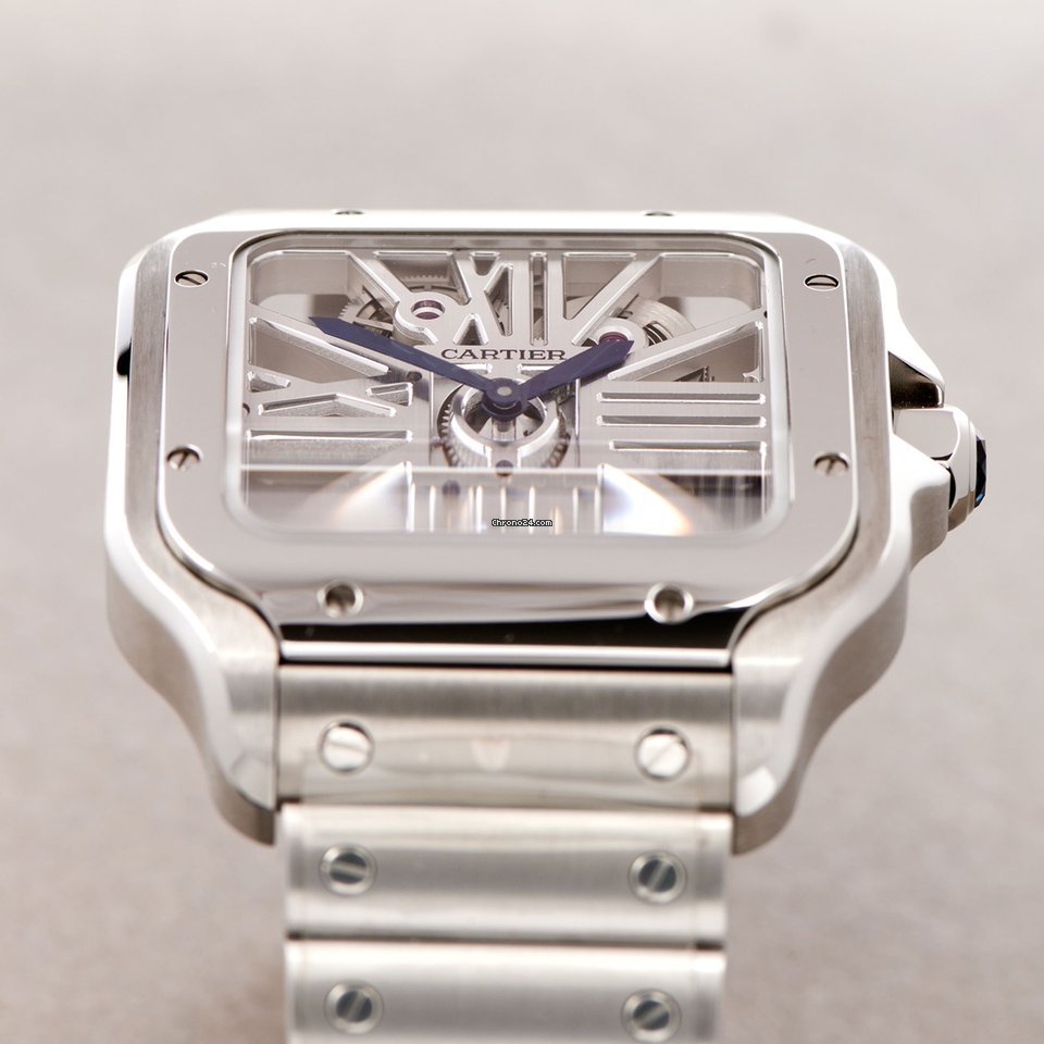 Cartier Santos Mens watch Unisex Manual winding Steel WHSA0007 7