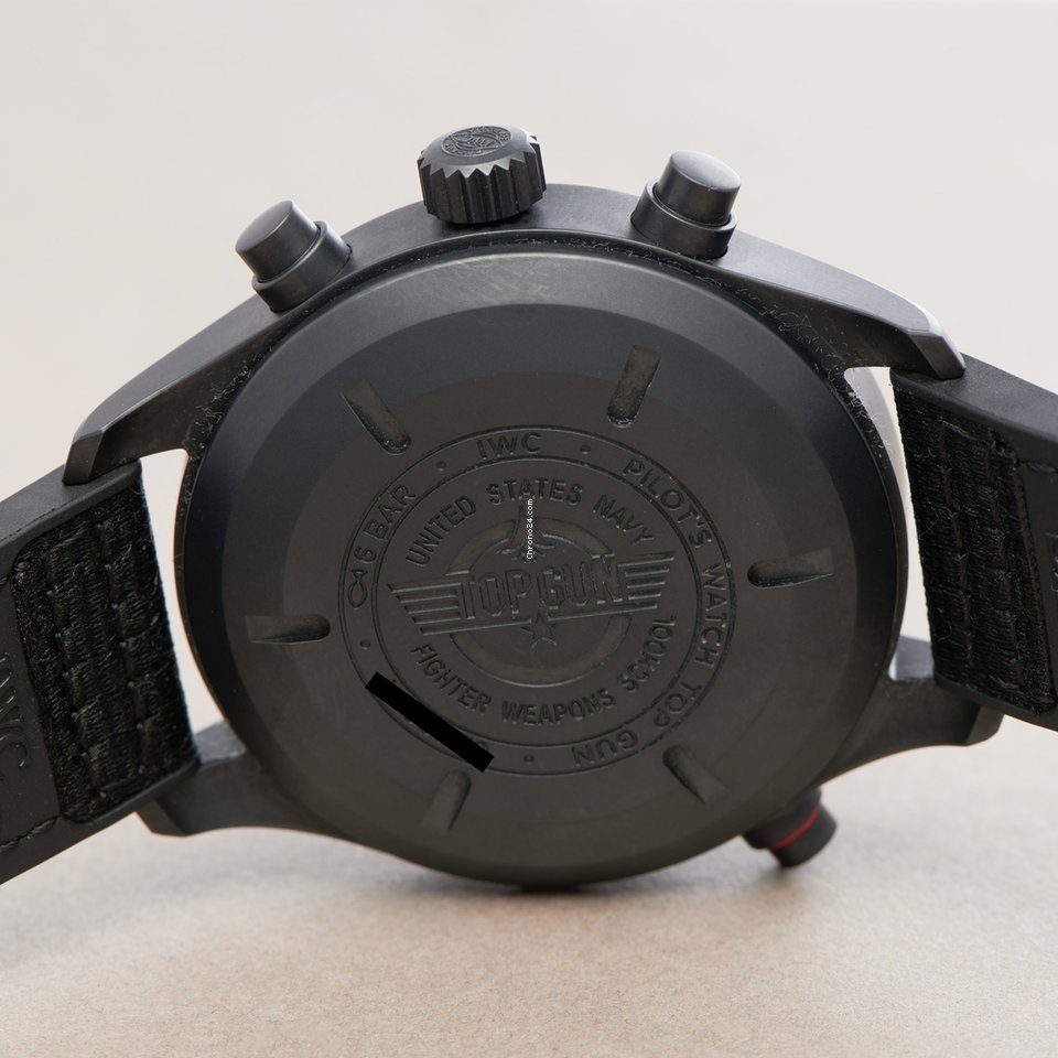 IWC Pilot Double Chronograph Mens watch Unisex Automatic Ceramic IW371815 7