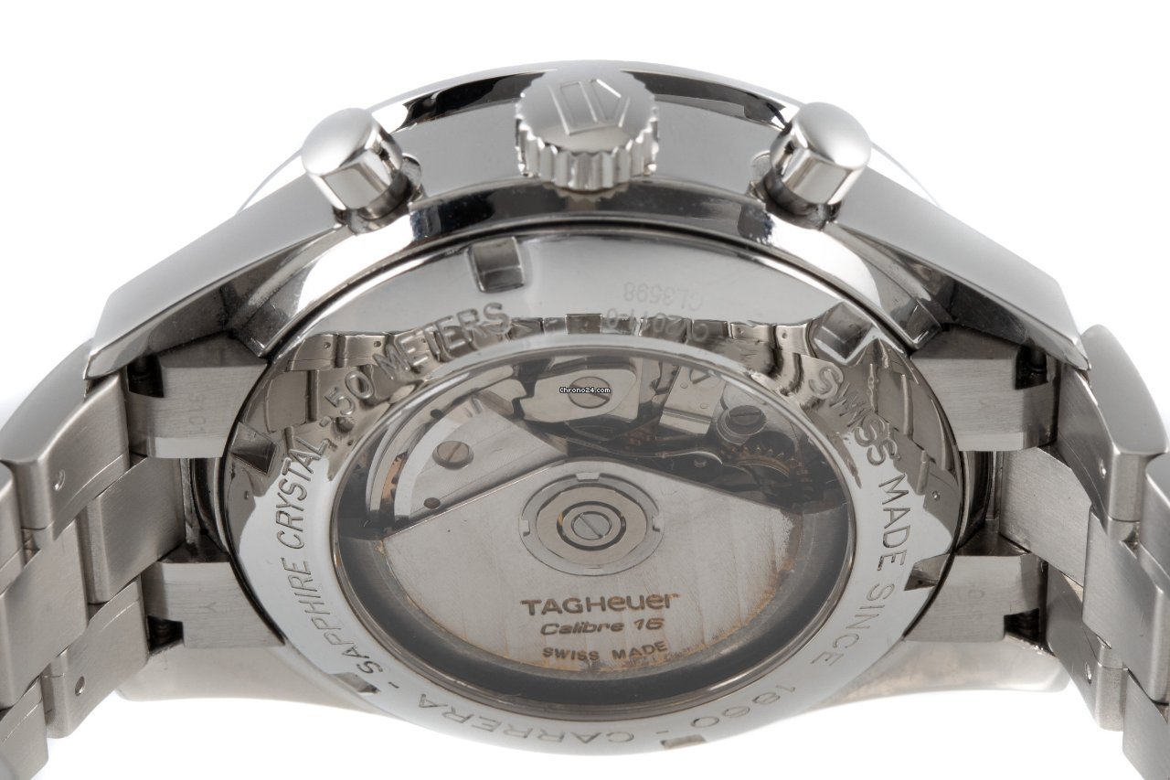 TAG Heuer Carrera Calibre 16 Mens watch Unisex Automatic Steel CV2011-0 7