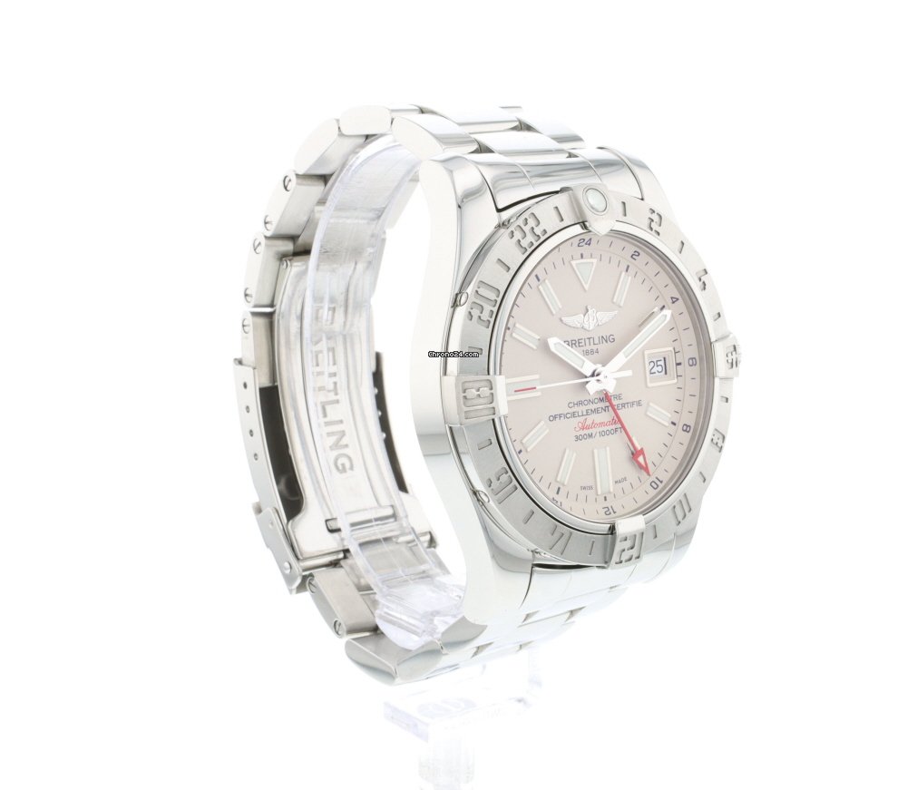 Breitling Avenger II GMT Mens watch Unisex Automatic Steel A3239011 7
