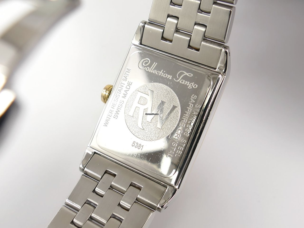 Raymond Weil Tango Mens watch Unisex Quartz Gold Steel 5381-STP-00308 7
