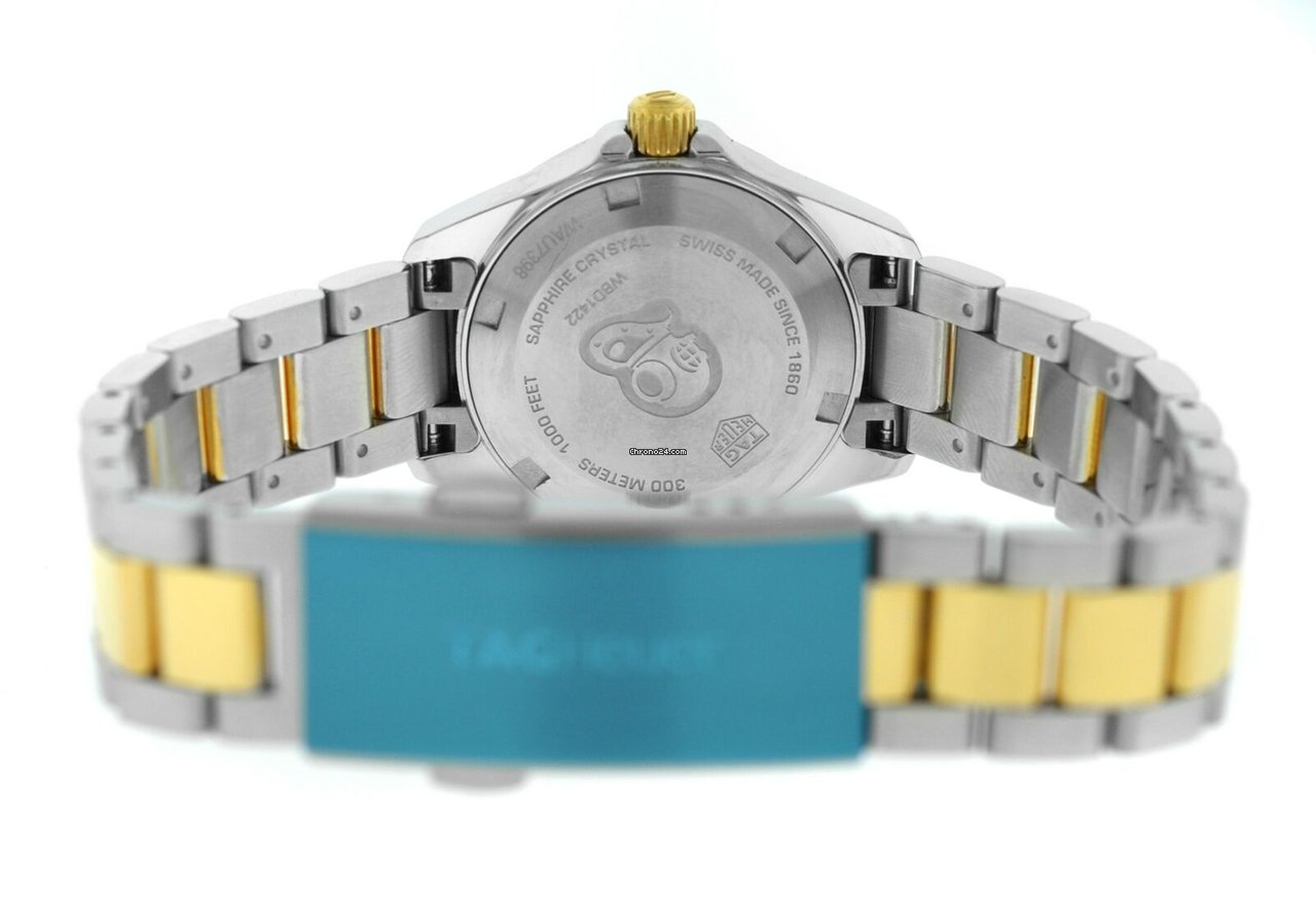 TAG Heuer Aquaracer Lady Womens watch Quartz Gold Steel WBD1422.BB0321 7