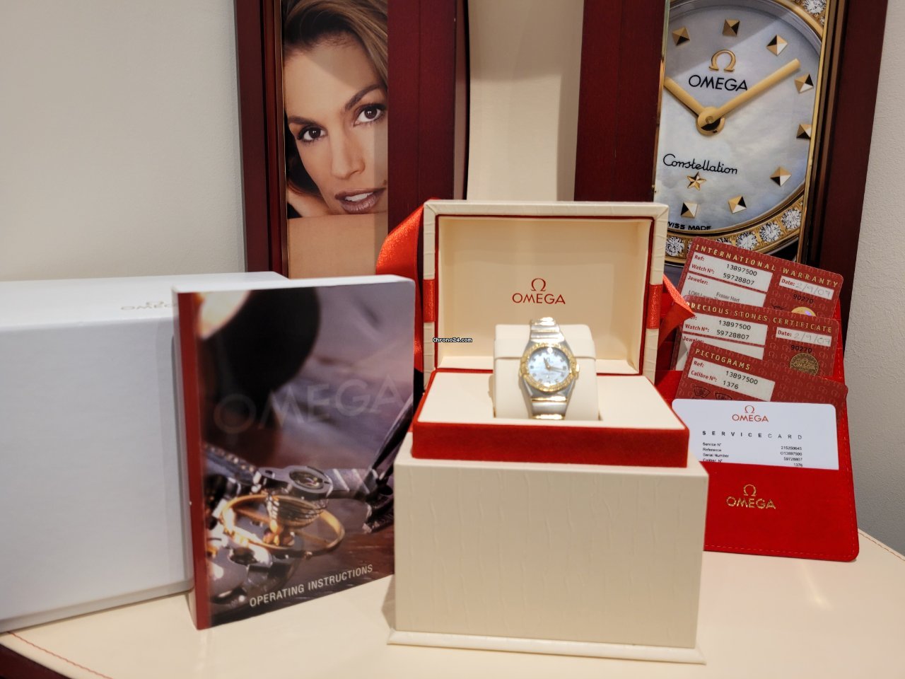 Omega Constellation Womens watch Quartz Steel 13897500 7