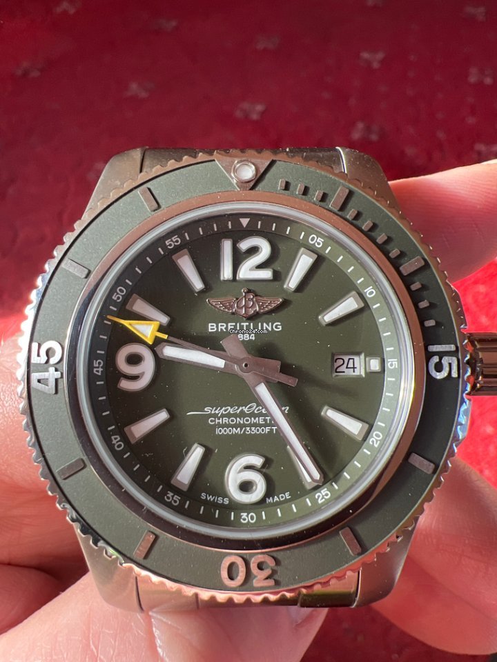Breitling Superocean 44 Mens watch Unisex Automatic Steel A17367A11L1W1 7