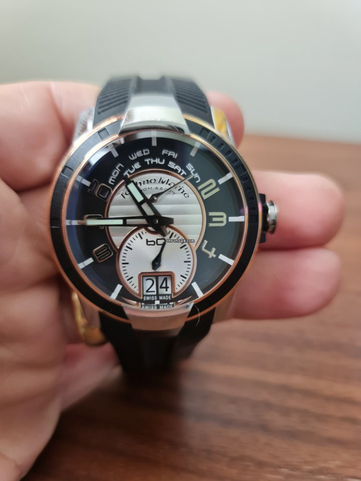 Technomarine Mens watch Unisex Gold Steel 07122578 7