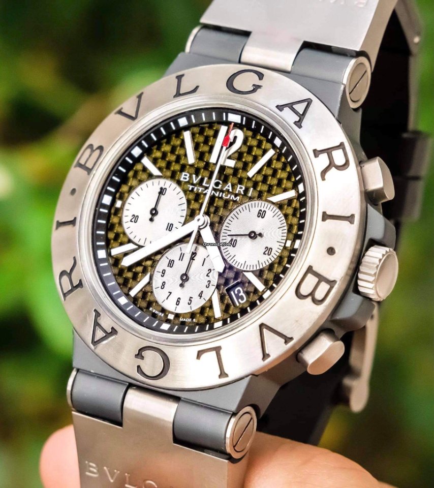 Bulgari Diagono Mens watch Unisex Automatic Titanium TI 44 TA CH 7