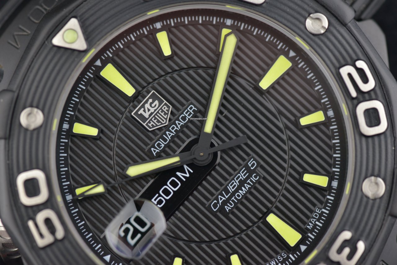 TAG Heuer Aquaracer 500M Mens watch Unisex Automatic Titanium waj2180.ft6015 7