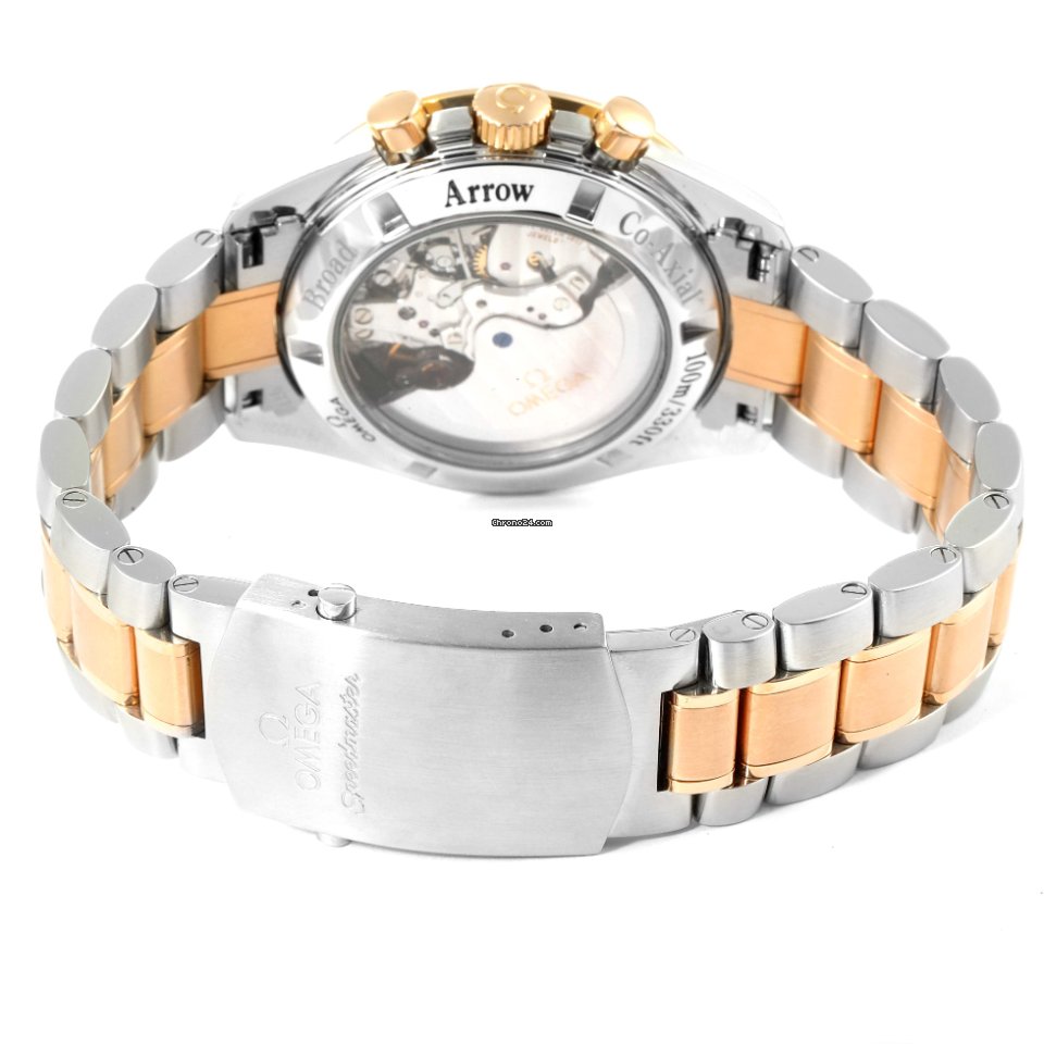 Omega Speedmaster Broad Arrow Mens watch Unisex Automatic Gold Steel 321.90.42.50.13.001 7