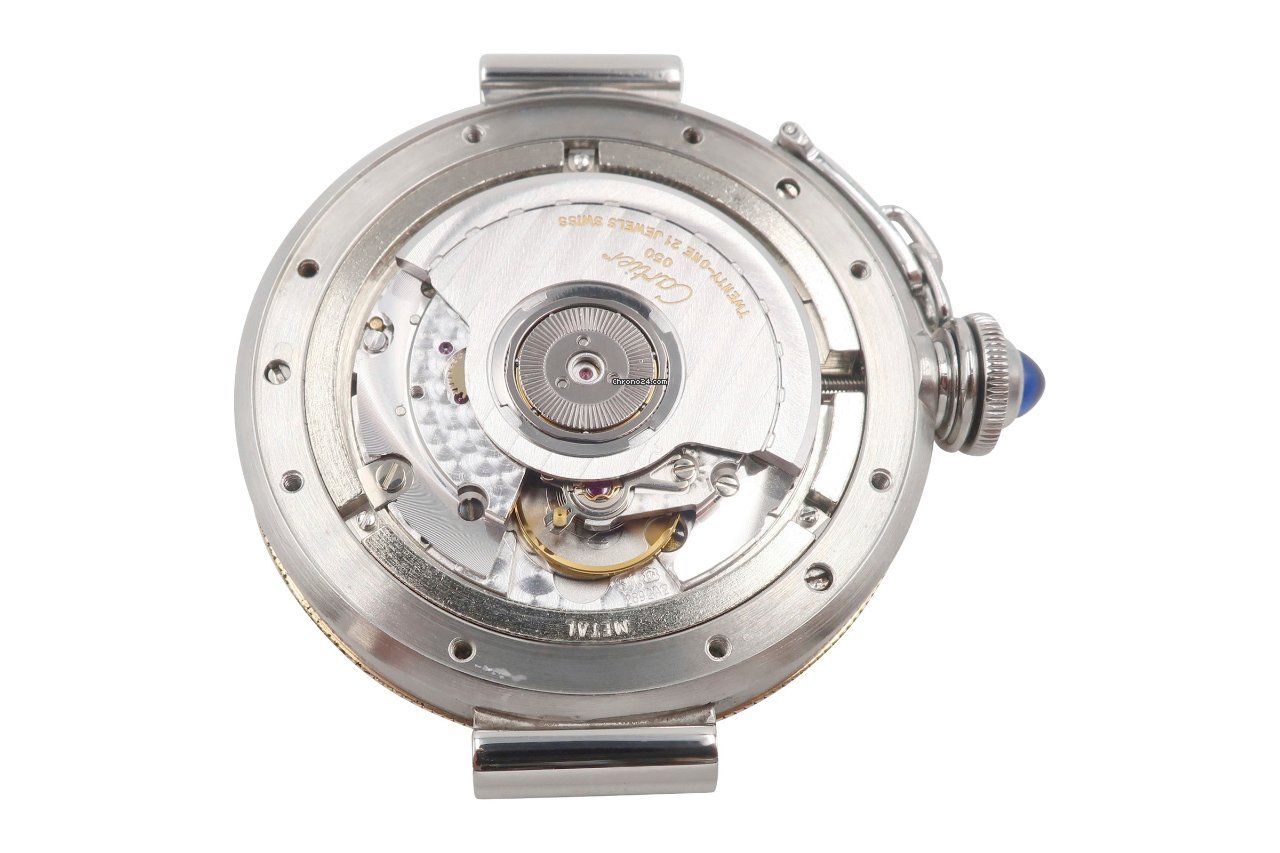 Cartier Pasha Mens watch Unisex Automatic Gold Steel 1033 7