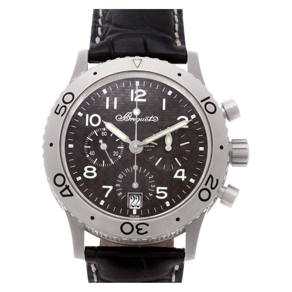 Breguet Type XX - XXI - XXII Mens watch Unisex Automatic Titanium 3820TI 7