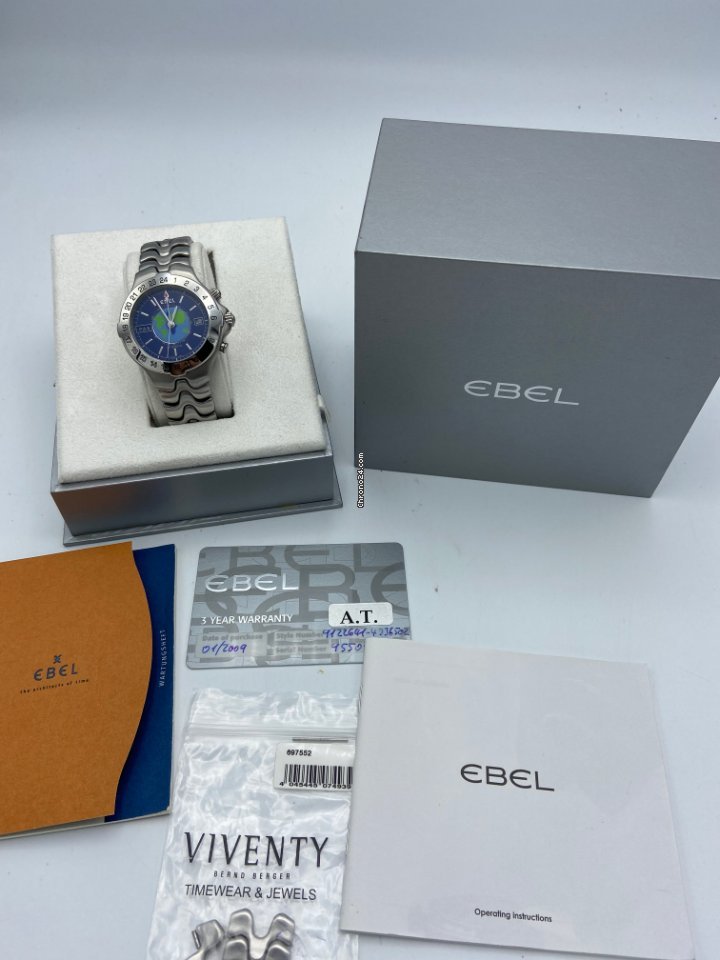 Ebel Sportwave Mens watch Unisex Automatic Steel E9122641 7