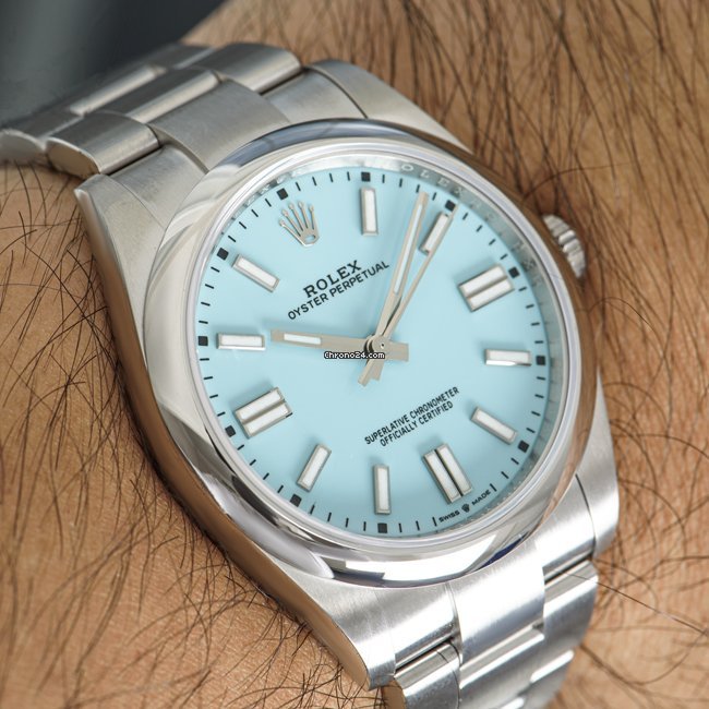Rolex Oyster Perpetual 41 Mens watch Unisex Steel Automatic 124300 7